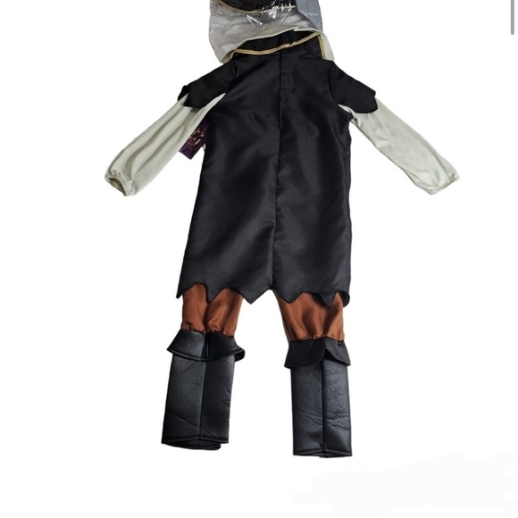 NWT Pirate Beige Brown & Black Girls/Boys Costume Size S (4-6) Halloween Costume - Picture 3 of 7